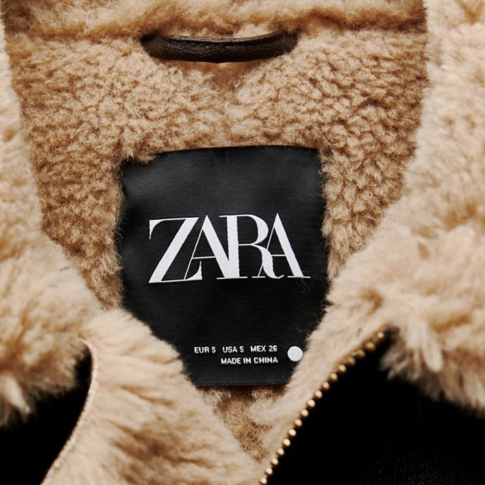 ZARA Women's Double Faced Biker Jacket(Brown, US M, L, XL / EUR M, L, XL) - Picture 7 of 15